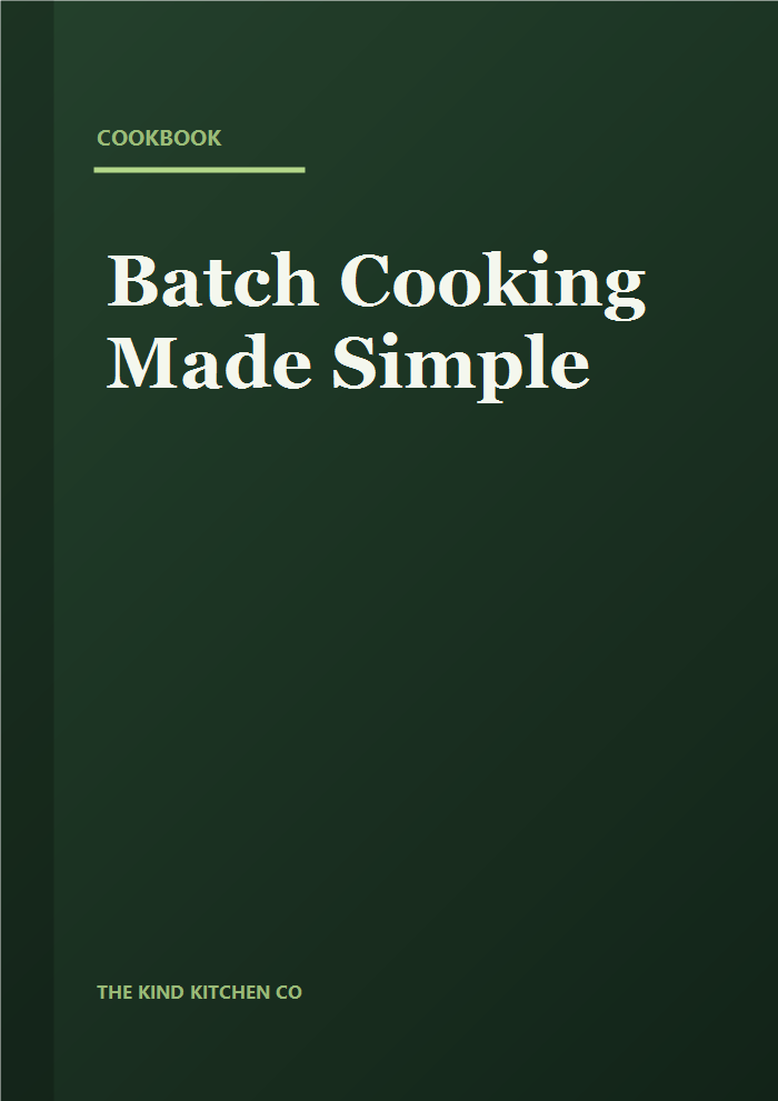 Batch Cooking Made Simple — cookbook cover