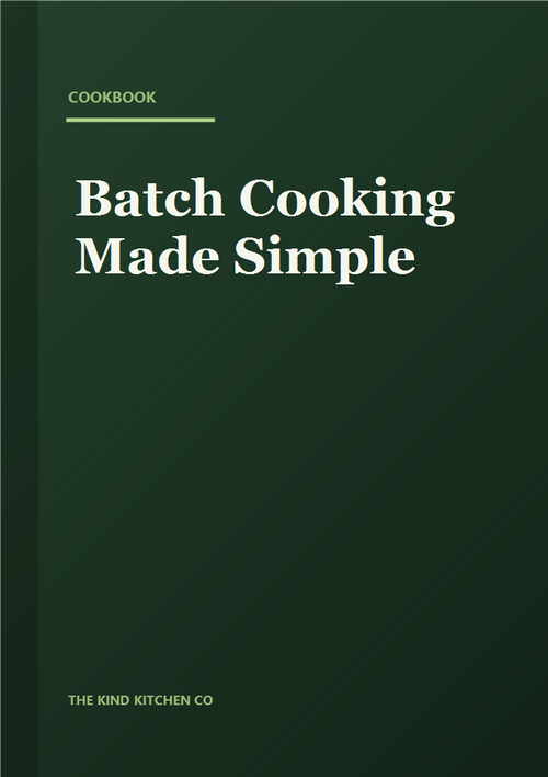 Batch Cooking Made Simple — cookbook cover